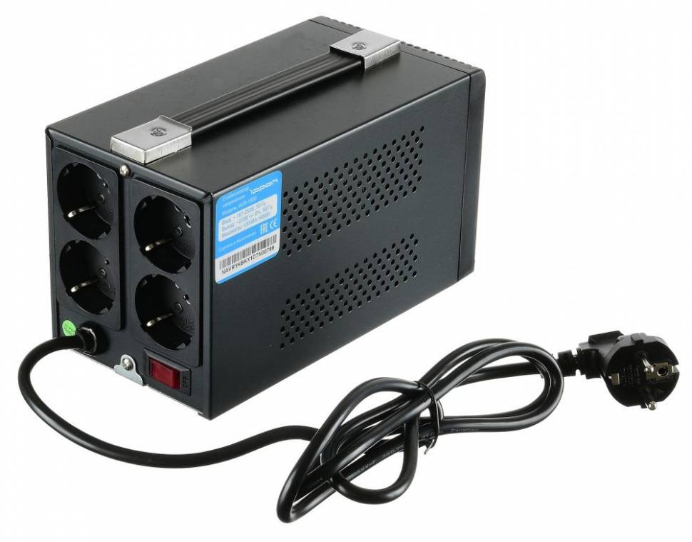 Стабилизатор напряжения Ippon AVR-1000 600Вт 1000ВА Стабилизатор напряжения Ippon AVR-1000 600Вт 1000ВА