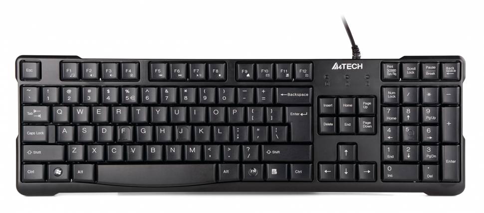 Клавиатура A4Tech KR-750 черный USB Клавиатура A4Tech KR-750 черный USB