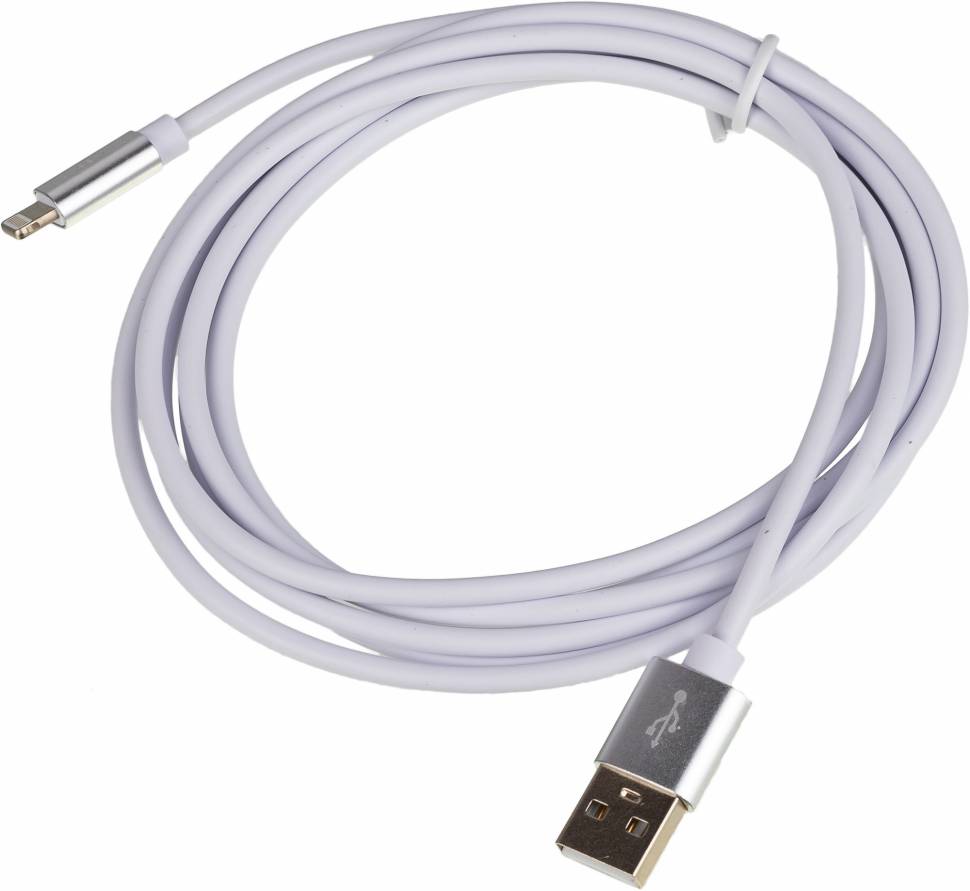 Кабель USB (m)-Lightning (m) 2м белый Кабель USB (m)-Lightning (m) 2м белый