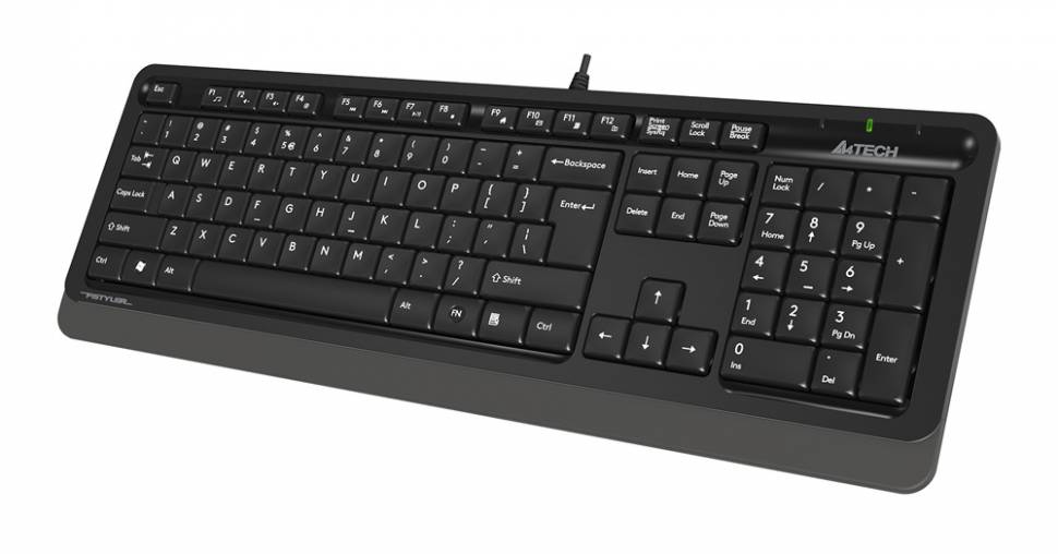 Клавиатура A4Tech Fstyler FK10 черный/серый USB Клавиатура A4Tech Fstyler FK10 черный/серый USB