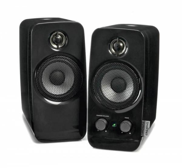 Колонки Creative Inspire T10 2.0 черный 10Вт Колонки Creative Inspire T10 2.0 черный 10Вт