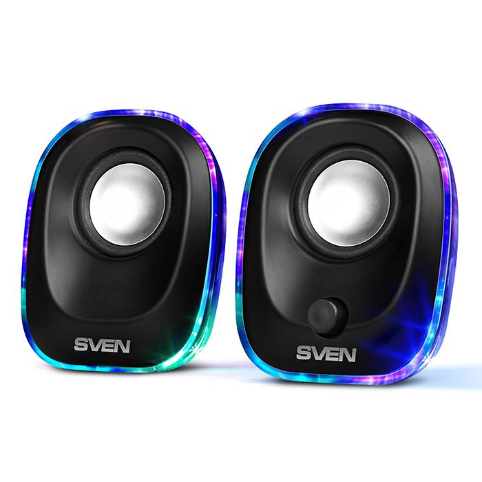 Колонки Sven 330 2.0 черный 5Вт Колонки Sven 330 2.0 черный 5Вт
