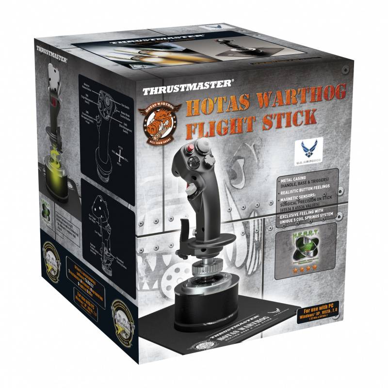 Джойстик ThrustMaster Warthog Flight Stick черный USB Джойстик ThrustMaster Warthog Flight Stick черный USB