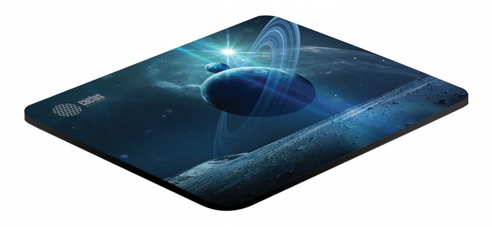 Коврик для мыши Cactus Saturn Средний черный 300x250x2мм Коврик для мыши Cactus Saturn Средний черный 300x250x2мм