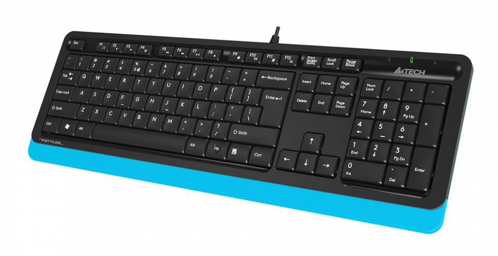 Клавиатура A4Tech Fstyler FK10 черный/синий USB Клавиатура A4Tech Fstyler FK10 черный/синий USB