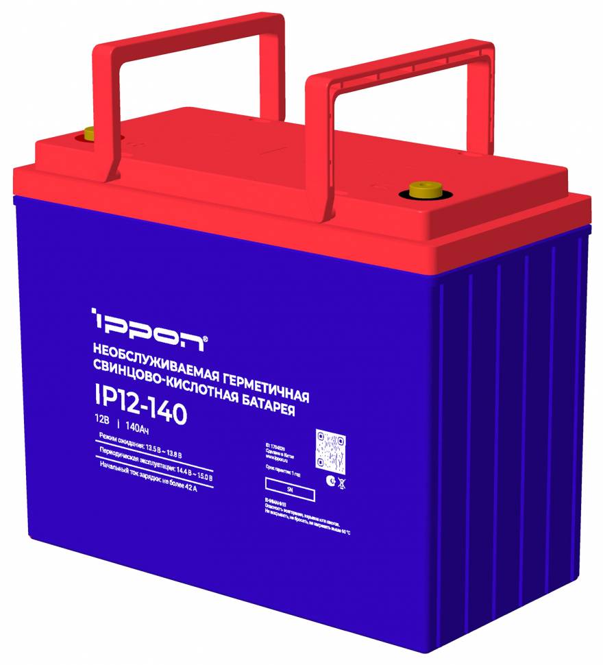 Батарея для ИБП Ippon IP12-140 12В 140Ач Батарея для ИБП Ippon IP12-140 12В 140Ач